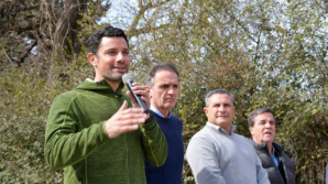Gabriel Katopodis y Mauro García inauguraron 23 cuadras del asfalto