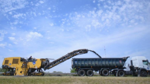 Inició la obra de repavimentación de la Ruta 7 en Luján