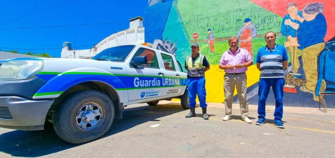 Suipacha: la Guardia Urbana recibió una nueva unidad