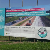 Comenzó el proyecto de Autovía San Andrés de Giles – San Antonio de Areco