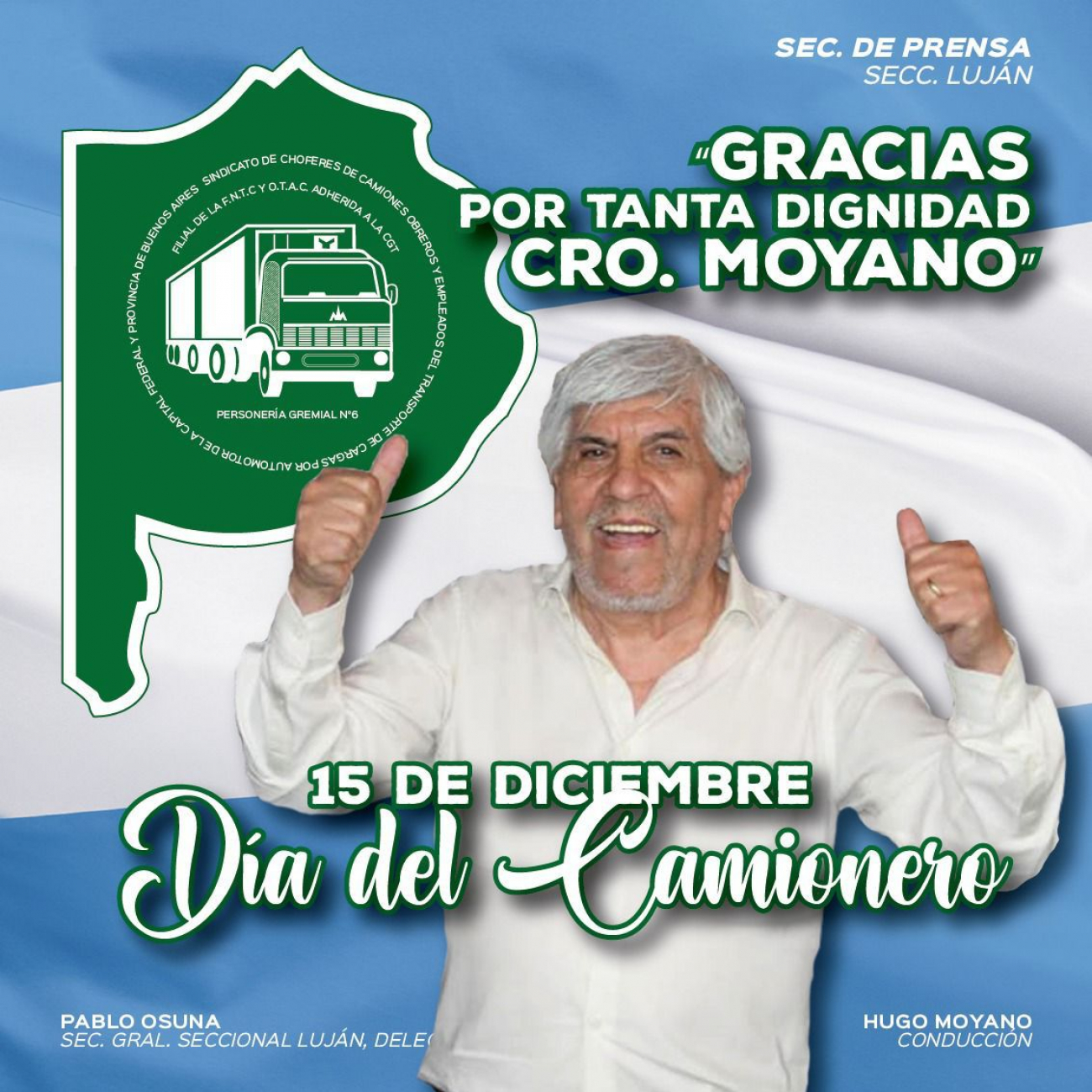 Se celebra el Día del Camionero