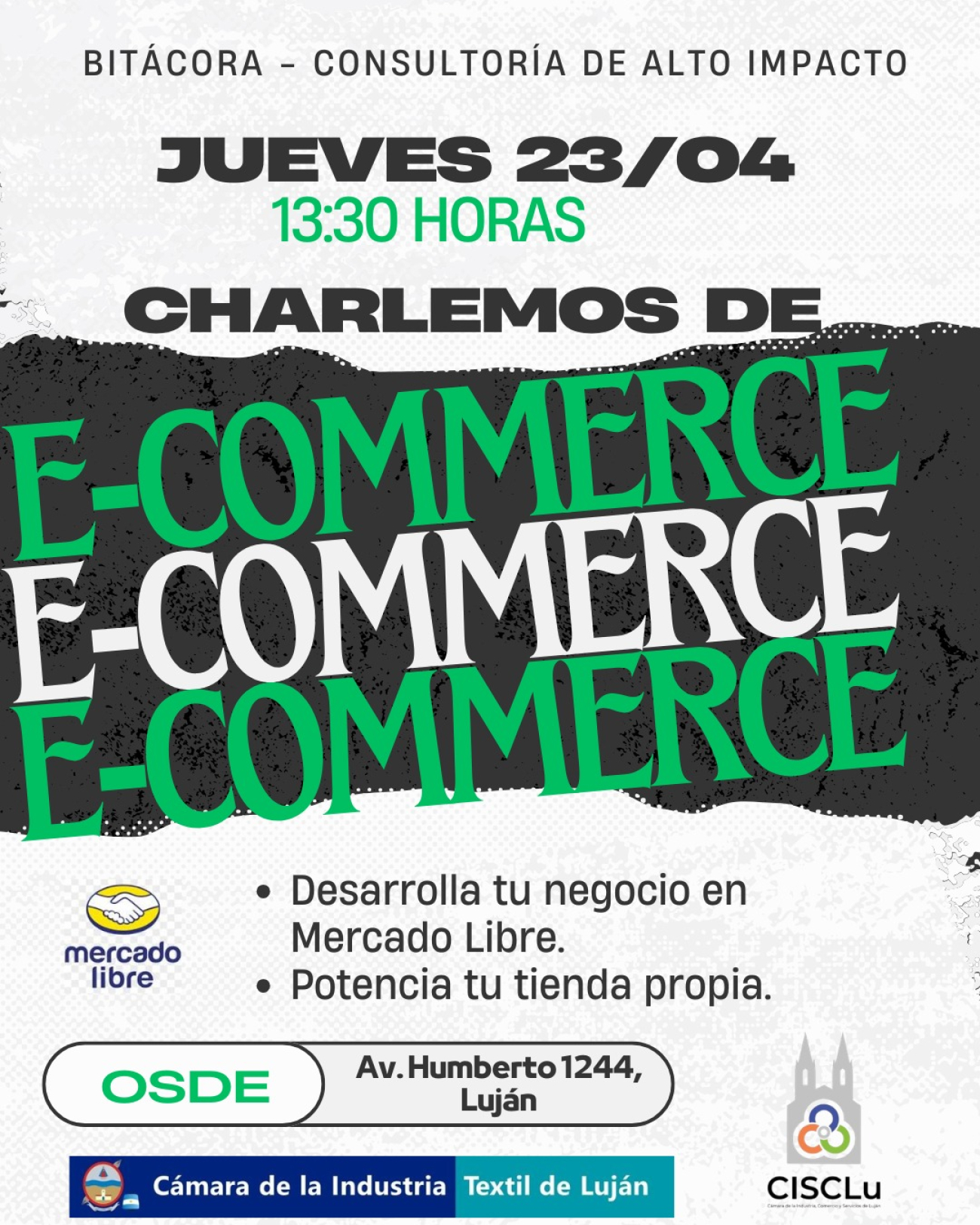 Se realizará en Luján una jornada sobre e-commerce para potenciar negocios digitales