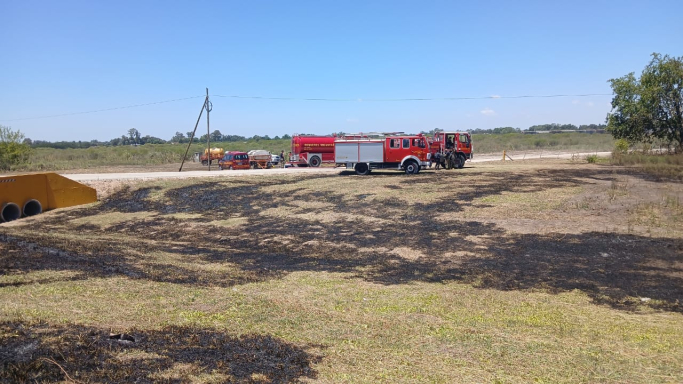 Incendio forestal en Open Door