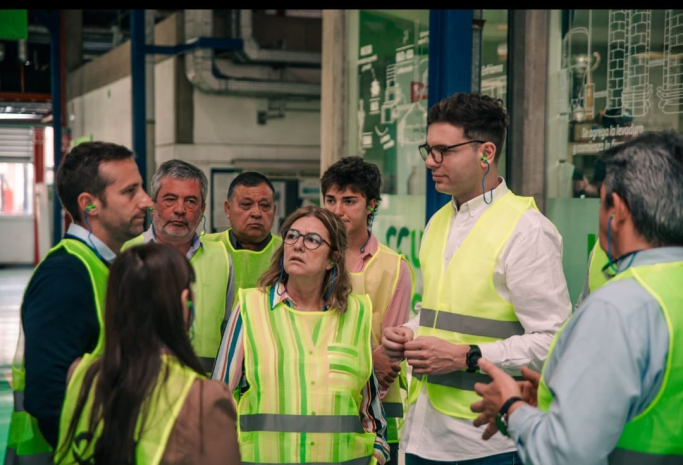 Griffini en CCU: &quot;Esto es trabajo genuino y vamos a multiplicarlo en Luján&quot;