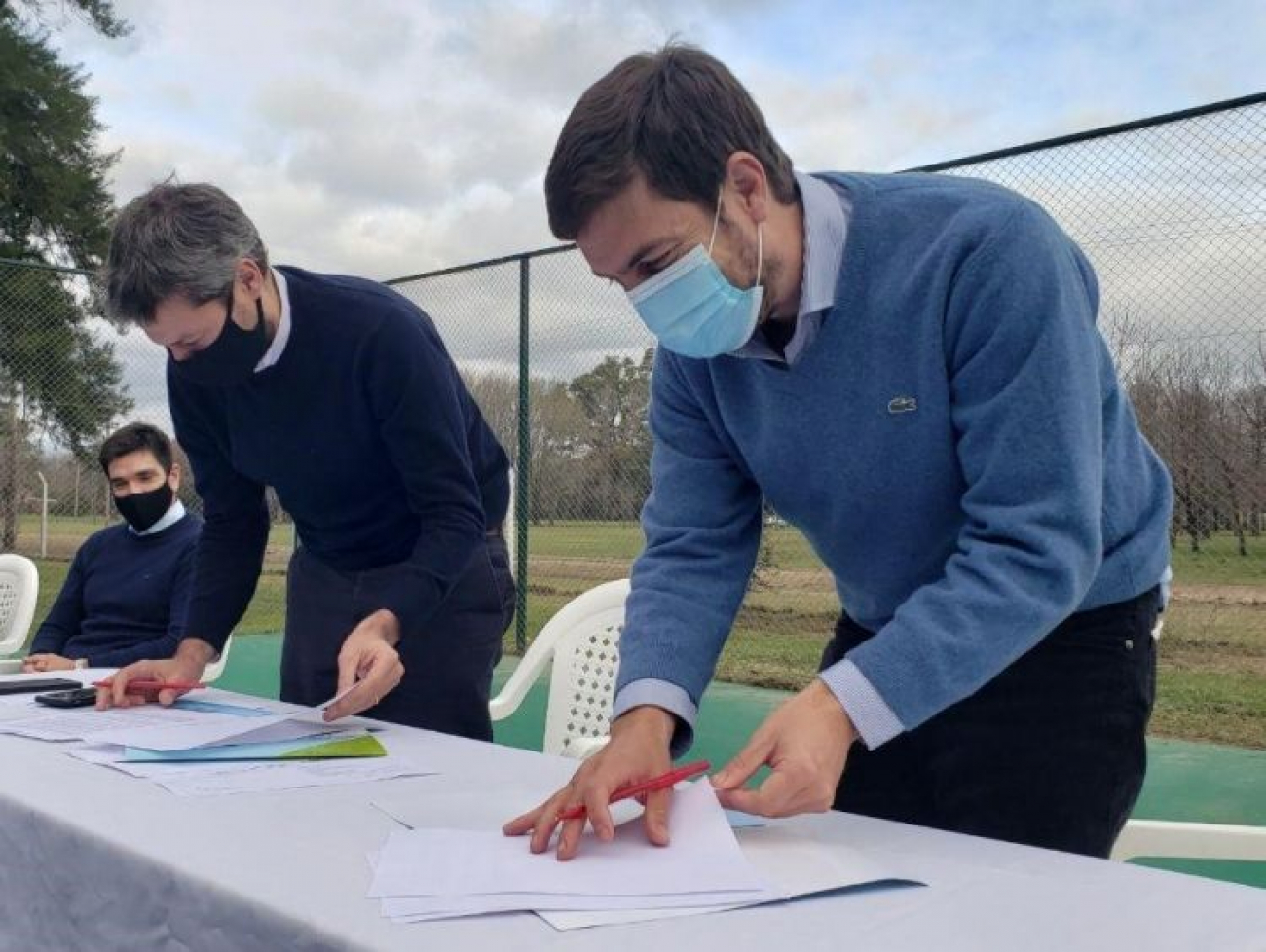 Ustarroz firmó convenio con ministro Lammens por más de $12 millones para obras en la ciudad